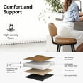 thumbnail image 5 of 360° Swivel Bar Stools Set of 2, 36 inch Counter Height Bar Stools Modern Barstools , Metal Frame & Footrest for Kitchen Island, Cafe, Pub, Bar Counter, 5 of 8