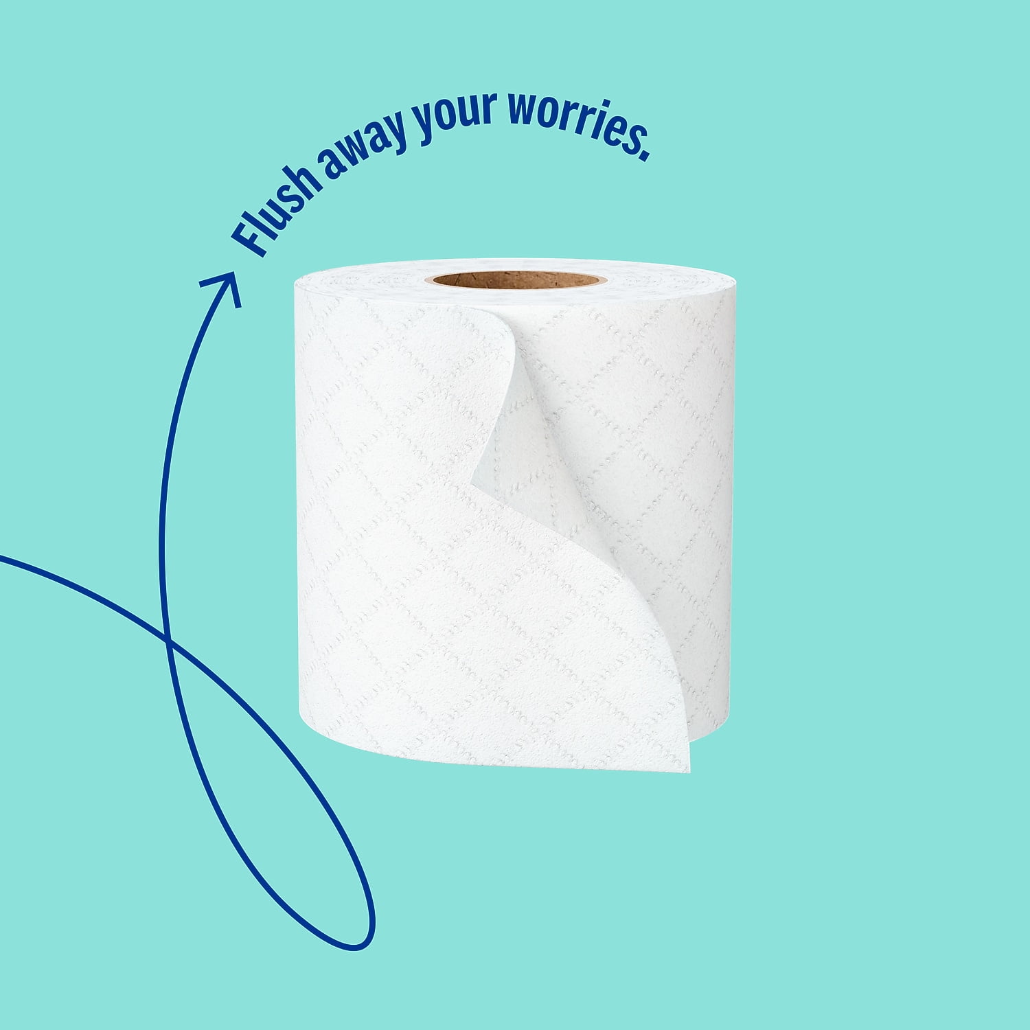 Staples Perk Septic Safe 1-Ply Toilet Paper 1000 Sheets/Roll PK55153