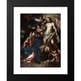 thumbnail image 2 of Francesco Solimena 19x24 Black Modern Framed Museum Art Print Titled - The Risen Christ Appearing to the Virgin (C. 1708), 2 of 5