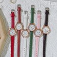 thumbnail image 1 of Reloj de cuarzo con correa para niños y mujeres, digital, con bonito lazo y caja dorada, a la moda, 1 of 5