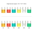 thumbnail image 4 of Fusible de la cuchilla Abanopi 120pcs Mini Fusible auto surtido 5A 10A, 4 of 6