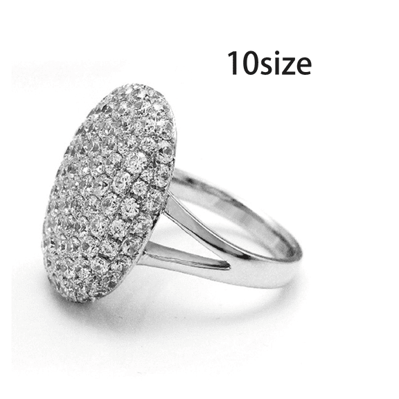 DESIGNICE Rings for Women Shiny Engagement Rings for Women Gift Promise Ring Size 10