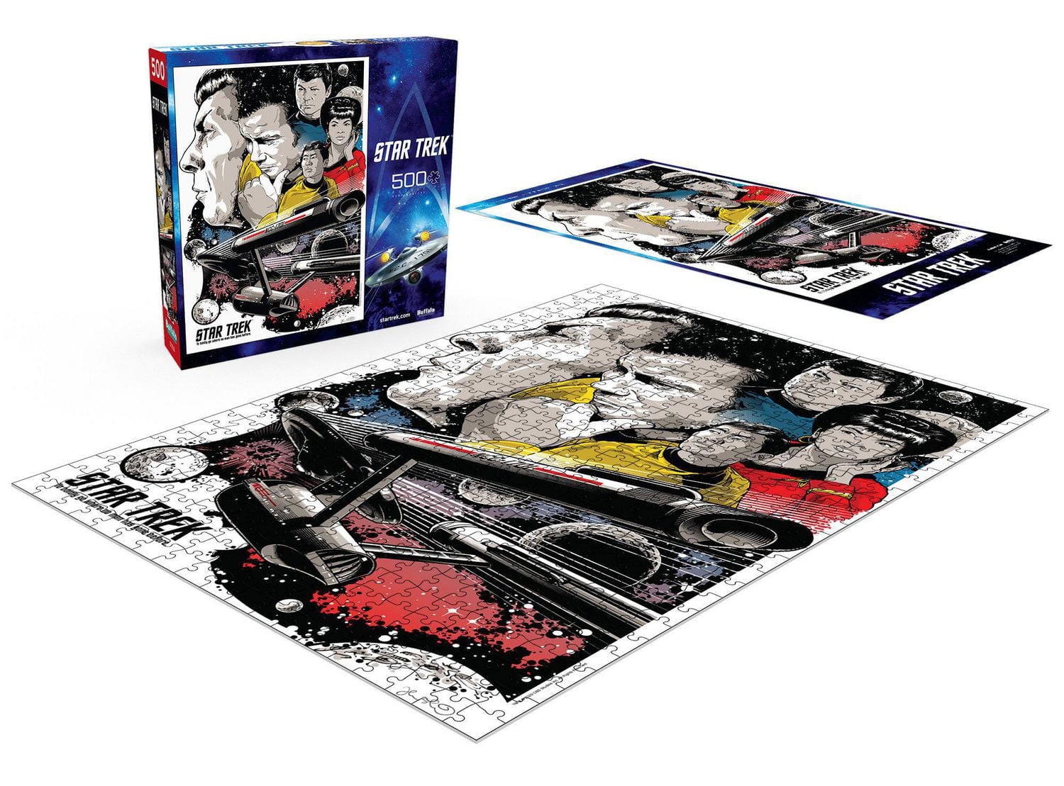 Buffalo Games - Le puzzle Entertainment - Star Trek - To Boldly Go Where No Man Has Ever Gone Before - en 500 pièces