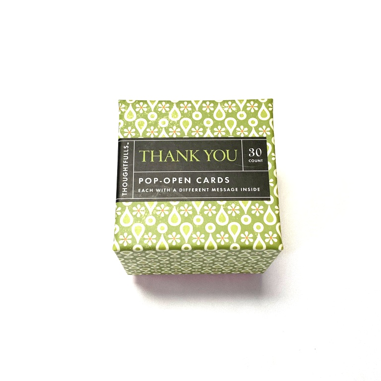 Thoughtfulls PopOpen Cards, Set of 30 different Thank You Message