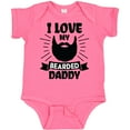 thumbnail image 3 of Inktastic I Love My Bearded Daddy with Beard Silhouette Boys or Girls Baby Bodysuit, 3 of 5