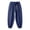 Blue, variant on Men Chinese Style Kung Fu Pants Linen Lightweight Soft Breathable Casual Retro Wide Leg Trousers Elastic Waisted Loose Comfortable Harem Pants Light Gray XXL