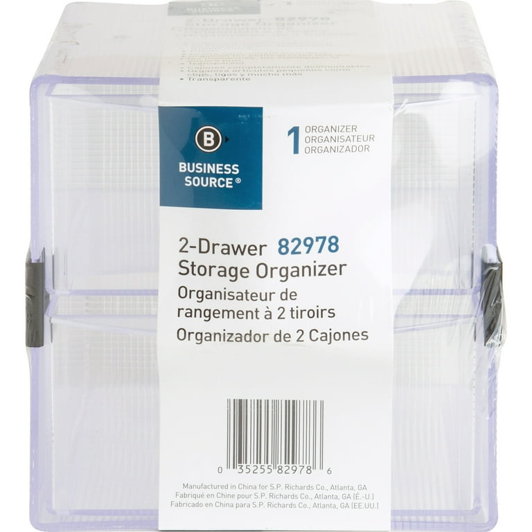 Sparco Desktop Small Desk Organization, 2-Drawer Storage