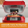 thumbnail image 3 of Kitchen in the Box 2lb Bread Maker with Auto Fruit Nut Dispenser, 12-in-1 Gluten-Free Bread Machine, 13H Delay Timer, Nonstick Pan, Keep Warm, Red, 3 of 7