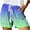 Blue, variant on sovlvnd Save up to 65% Women's Summer Gradient Printed Over Size Fashionable Casual Loose Pockets Lacing Drawstring Short Pants