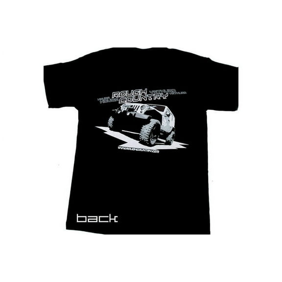 Rough Country T-Shirt | Black | Size SM - 84026