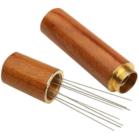 

TOYMYTOY Espresso Coffee Stirrer Coffee Stirring Tool with Wood Handle and Stand for Espresso Distribution