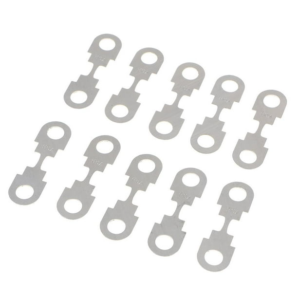 Tira Del Fusible De 10 Pedazos Del Coche Para El Asiento Del 12v Del Asiento Del para De 50A Macarena Tira de fusibles de metal plano para coche
