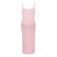 thumbnail image 4 of FRSASU Women Plus Size Clearance,Woman Solid Sling Strap Elasticity Pregnant Maternity Dress, 4 of 4