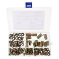 thumbnail image 1 of MasteelfCA 120 Pcs Écrous de Verrouillage en T Écrous de Montage Écrous Filetés Inserts Écrous Inserts, 1 of 8