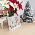 thumbnail image 3 of JennyGems Let It Snow Sign, 7.25x6 Inch Wood Sign, Christmas Decorations, Cute Christmas Decor, Holiday Decor, Winter Decor, Christmas Gifts, American Made, 3 of 8
