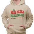 thumbnail image 2 of Very Merry Dental Hygienist Hoodie Sweatshirt Unisex X-Large Sand, 2 of 5