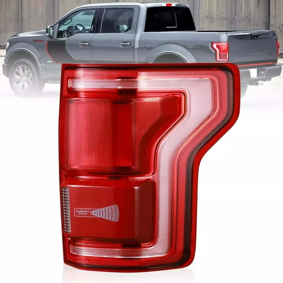 MZORANGE LED Tail Light Brake Right Passenger For Ford F150 F-150 2015-2017 W/Blind Spot