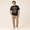 Black D, variant on men's Black Short Sleeve Crew Neck T-Shirt Summer Vibes Surfing Alligator Beach Vacation Graphic Tee