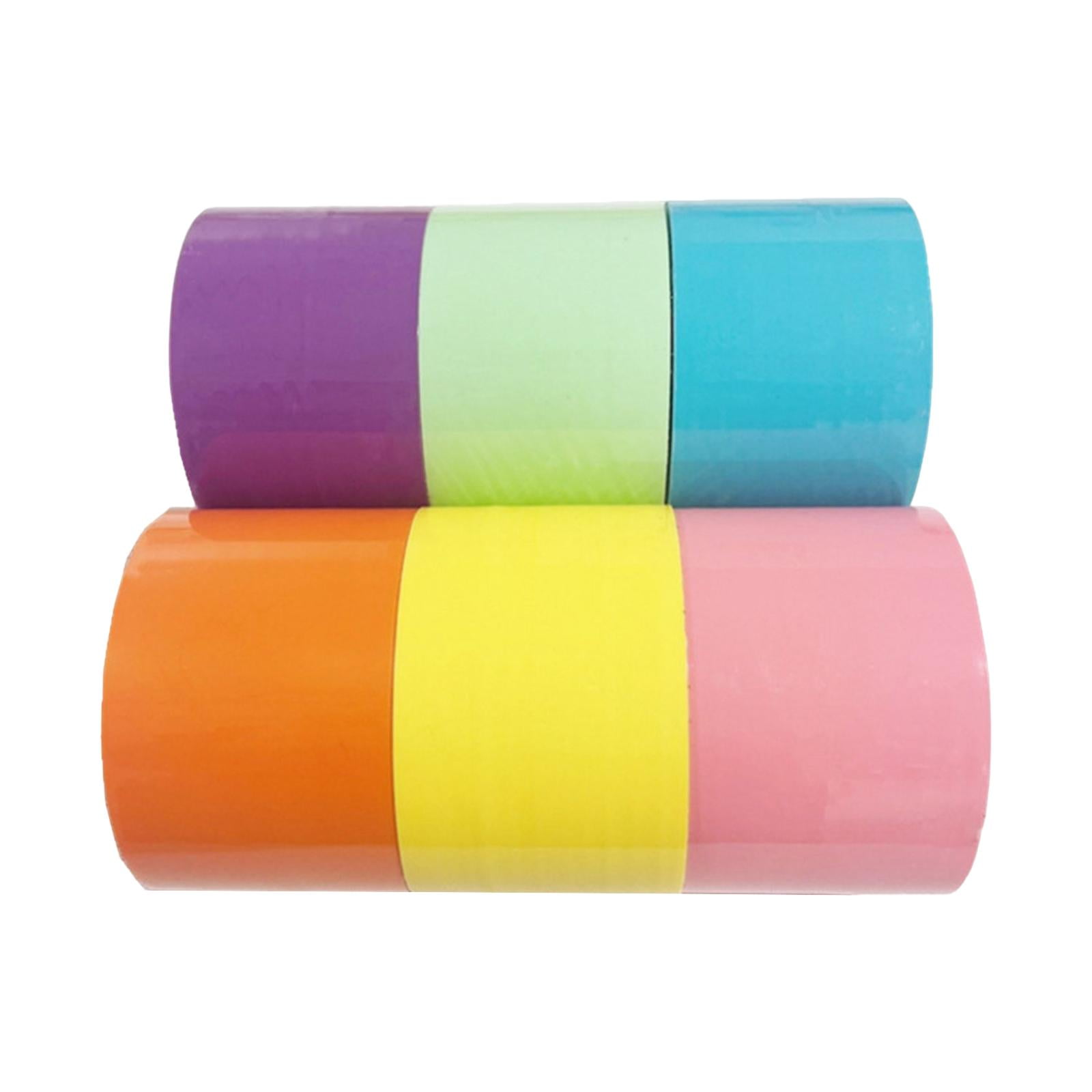 6 Pieces Sticky Ball Tapes DIY Sticky Tape Toy Rainbow Colors Toys for Party
