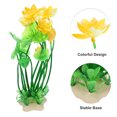 thumbnail image 3 of Unique Bargains 1pcs Fish Tank Aquarium Decorations Plants Yellow 8.27" PE Ceramics Plants for Aquarium Decor, 3 of 6