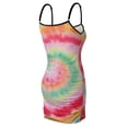 thumbnail image 6 of Ladies Elegant Sling Sleeveless Sexy Dress Tie-Dye, 6 of 6