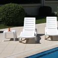 thumbnail image 3 of Compamia ISP240-WHI Tabouret Monobloc - Blanc - Ensemble de 2, 3 of 10