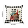 thumbnail image 5 of Utoimkio Thanksgiving Throw Pillow Covers 18x18 Inch Fall Pumpkin Maple Print Thanksgiving Decorations Pillow Covers Fall Decorations for Home Couch Bedroom, 5 of 5