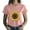 Pink, variant on Yubnlvae Plus Size Workout T-Shirts for Women - Trendy 2025 Gym & Yoga Athletic Tops (Quick-Dry, Moisture-Wicking) Beige L