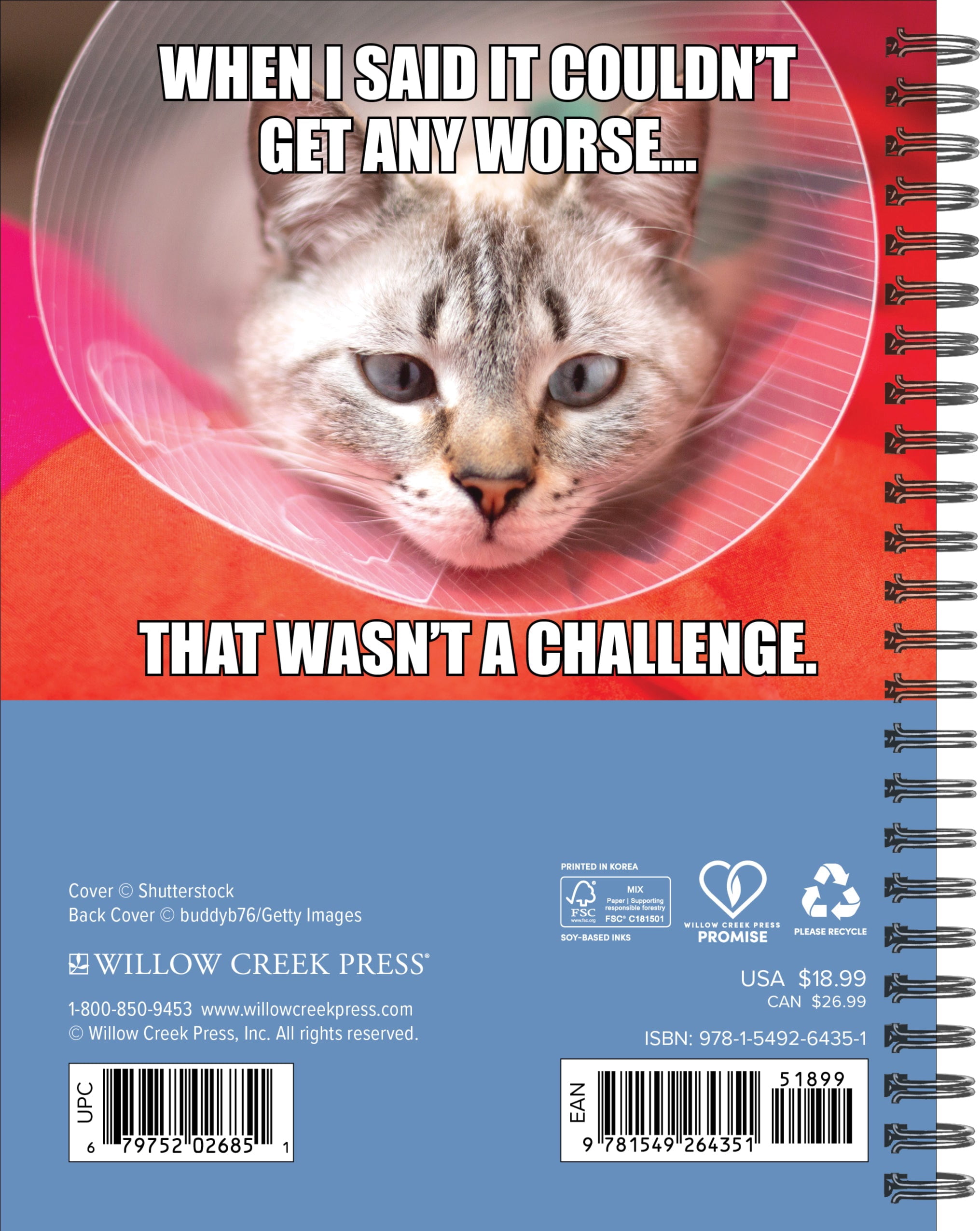 Willow Creek Press, Cat-astrophe 2027 Engagement Calendar