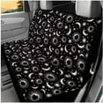 thumbnail image 3 of HUIACONG Sun and Moon Car Accessories Seat Covers Full Set with Steering Wheel Cover Center Console Cover Seat Belt Covers Coasters Headrest Covers Keychain 14 Pcs Universal Fit Most Cars SUV Sedan, 3 of 8