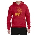 thumbnail image 2 of Cute Elephant Love Imagine Inspirational/Christian Unisex Graphic Hoodie Sweatshirt, Red, Small, 2 of 3