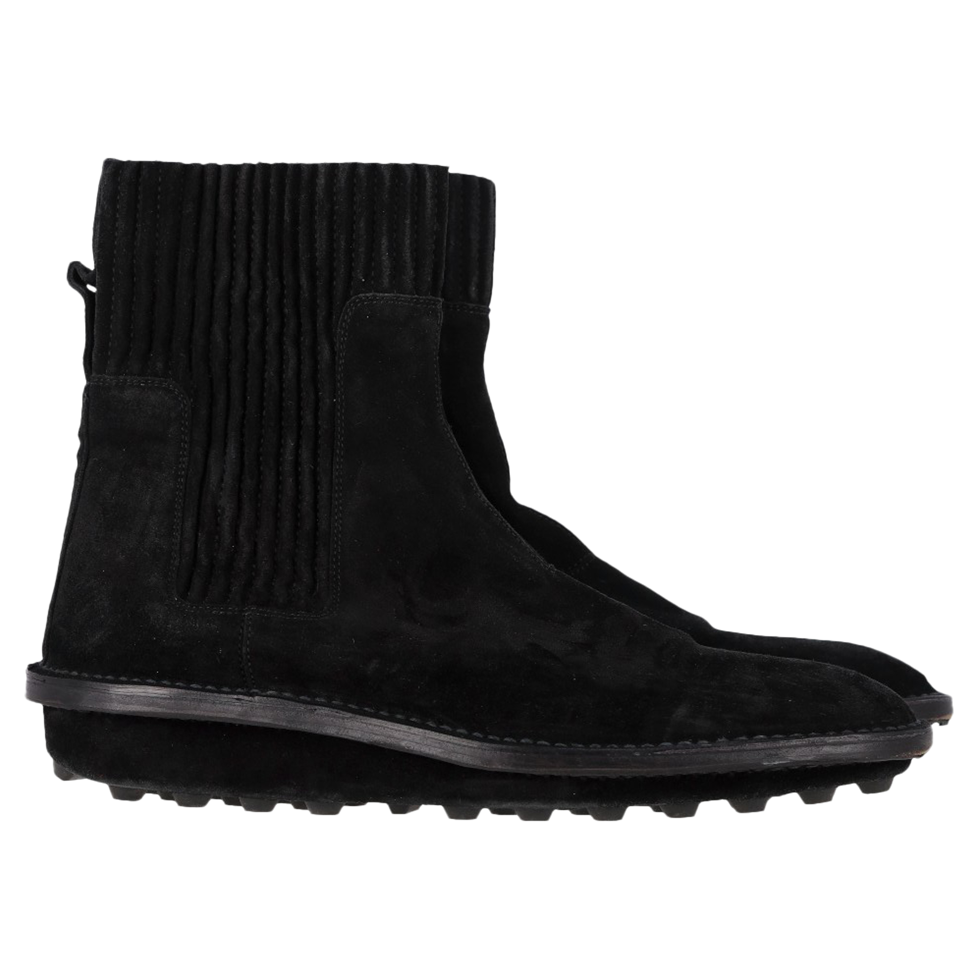 Pre-Owned Balenciaga Chelsea Boots in Black Suede - Walmart.com
