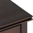 thumbnail image 2 of Simpli Home Artisan 24 inch Wide Solid Wood Bedside Table in Russet Brown, 2 of 13