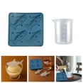 thumbnail image 2 of TIELUTT For Ice Making Design Silicone Ice Trays for Home Bar and Freezer Use Ice Ice Trays for Water Bottles with Covers Metal Ice Cubes Small Ice Trays Ice Silicone Large Souped Cubes, 2 of 6