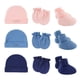 thumbnail image 3 of Conjunto de sombrero + guantes + calcetines para bebé, niño y niña, accesorios de fotografía informales de algodón, sombreros suaves, gorra de noche infantil, moda de otoño, 3 of 3