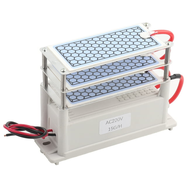 Generador de ozono integrado de 15 g, placa cerámica, purificador de aire para secadora, refrigerador, CA 220 V/CA 110 V/220 V