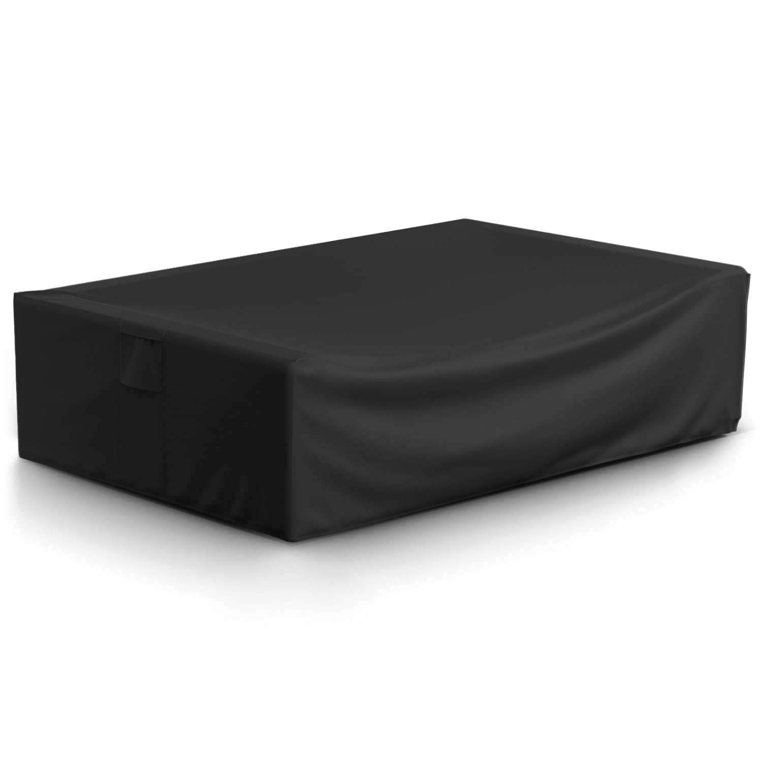 2-in-1 Patio Furniture Cover - Multi-Use Waterproof Outdoor Table & Sofa Protector, Heavy Duty UV Resistant Patio Table Cover,110" L x 84" W x 28"H,Black