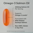 thumbnail image 2 of Salmon Oil Wild Alaskan Sockeye 1250mg MSC-C-55162 (180 softgels), 2 of 7