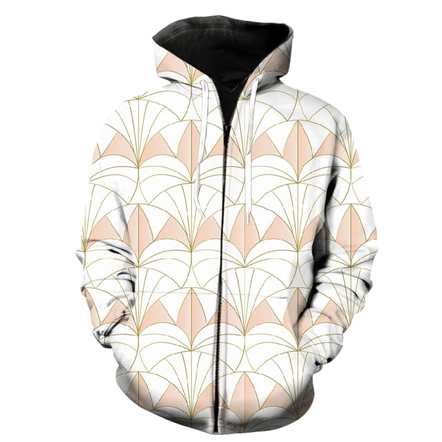 Sudadera con capucha y cremallera con estampado abstracto para hombre, gran oferta 2024, ropa de calle, camisetas de moda hip hop, divertidas, de manga larga, con estampado 3D, informal