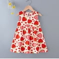 thumbnail image 2 of IFNWSV Girls Floral Print Sleeveless Summer Dresses Cotton A Line Beach Sundress Casual Dress with Pockets Multicolor 3-4 Years, 2 of 7