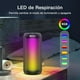 thumbnail image 2 of Bocina Portatil Bluetooth 1 Hora 10W, 2400mAh Altavoz Inalámbrico con Iluminación RGB Ajustable, Emparejamiento Dual TWS, para Interiores y Exteriores color negro, 2 of 7