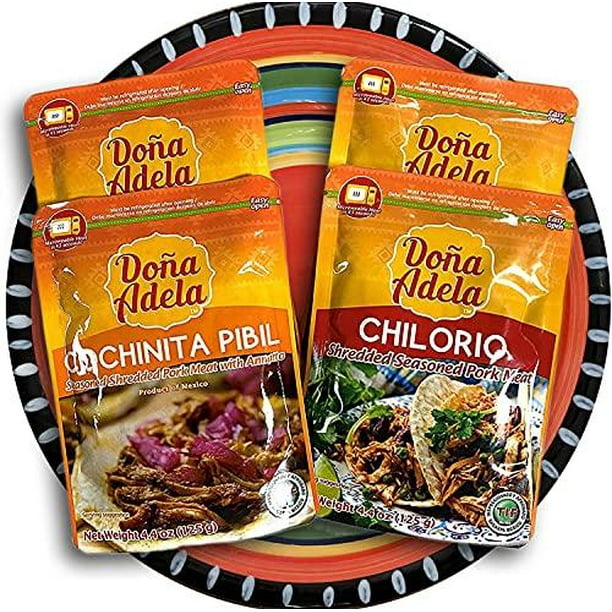 Doña Adela Cochinita Pibil and Chilorio Tasting Pack Ready to Eat Pack