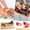 🔥 yellow_Hot#7300, variant on Sausage Cutter with Stainless Steel Blade | Durable Rubber Wood Handle | Precision Food Slicer for Sausage, Cheese, Meat, Vegetables | 28.5x12x16.5cm | Portable & Easy-Clean | 1 Pack