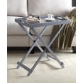 thumbnail image 3 of Pemberly Row Table à Plateau Pliant Gris, 3 of 5