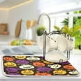 thumbnail image 5 of GZHJMY Halloween Décor Dish Drying Mat - 16 x 18inch- Extra Large Microfiber Dish Drying Mat, Dish Draining Mat, Counter top Mat, Cartoon Pumpkins（536）, 5 of 7