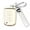 white, variant on for Toyota Key Fob Cover with Keychain, 4 Button Car Key Case Shell for Tacoma Highlander Corolla Sequoia Camry Tundra Avalon RAV4 4Runner, Golden Edge Soft TPU Easy to Press