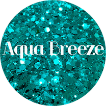 Glitter Heart Co. Glitter - High Quality Polyester Glitter - Metallic Teal Chunky Mix - Aqua Breeze - 1 oz Bag