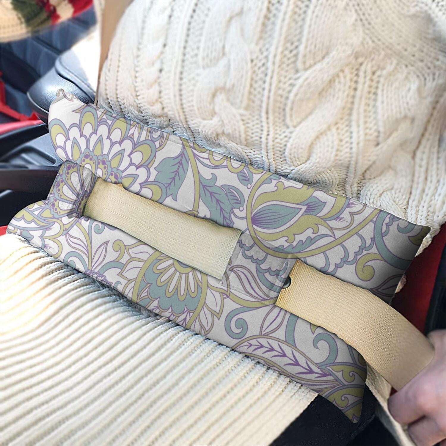 Ethnic Tribal Design Mastectomy Recovery Cushion - Easy Care Machine Washable Pillow for Daily Commuting