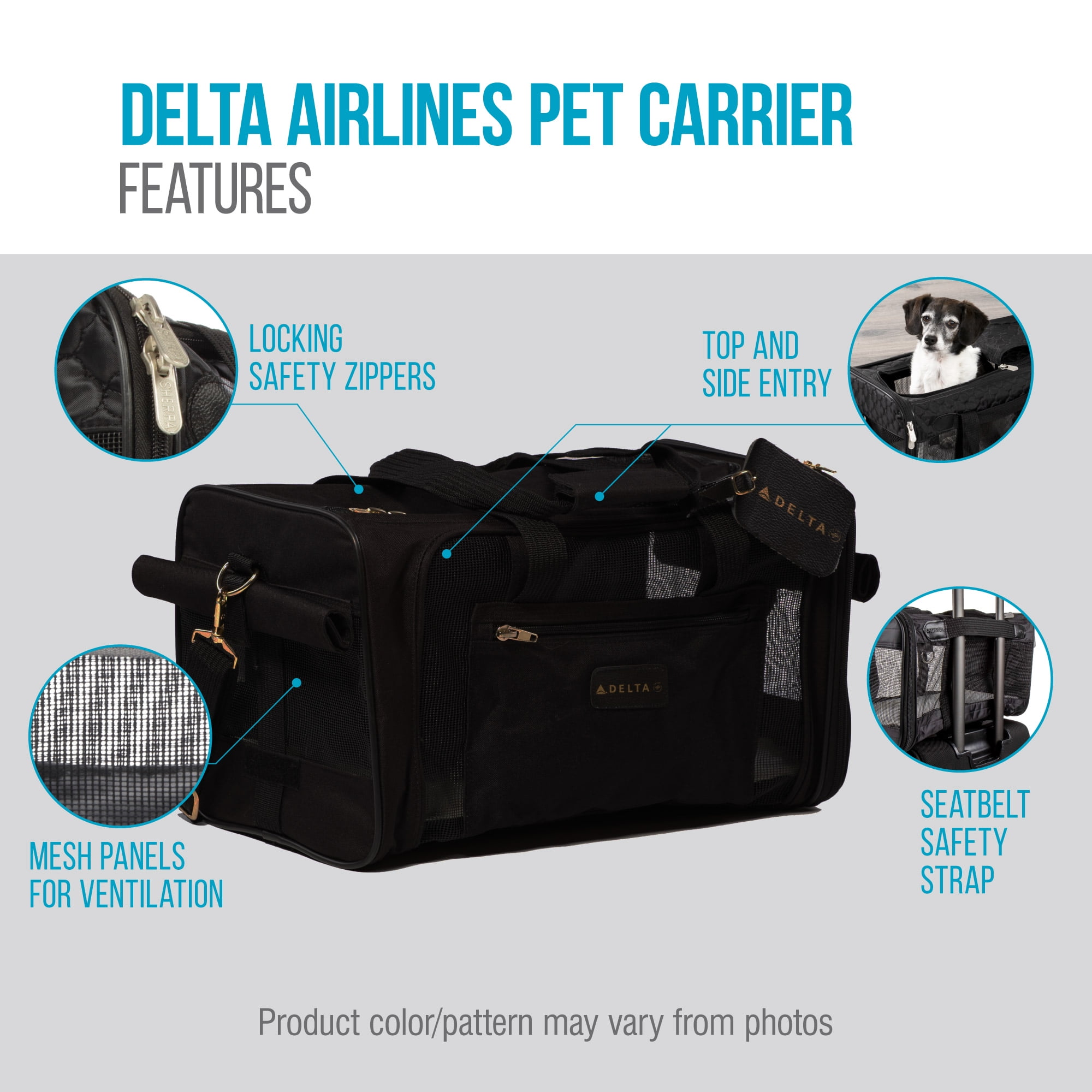 Delta™ Airlines Pet Carrier - Sherpa