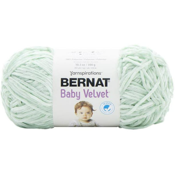 Spinrite 164186-86031 Bernat Baby Velvet Yarn, Green Ivy - Walmart.com ...